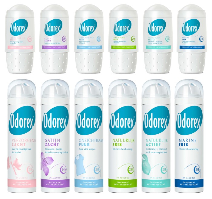 Odorex Deodorant Collectie