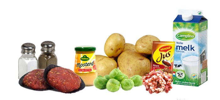 Ingredienten spruitjestaart