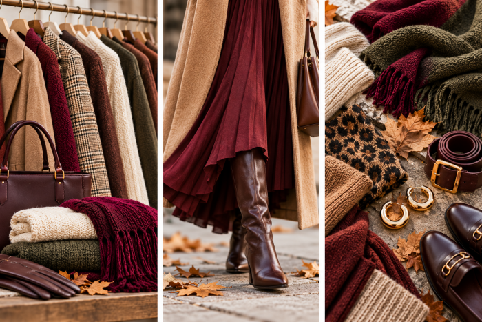 Herfstmode in warme lagen