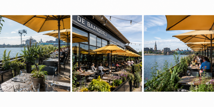 Fotocollage terras Baanderij