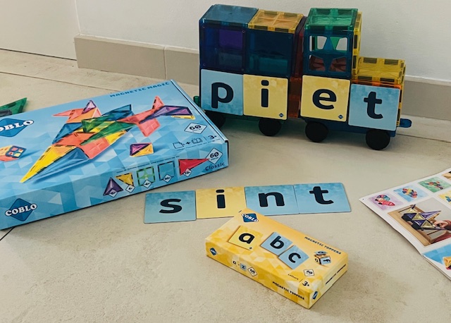 Coblo magneten met toppers letters 2