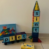 Coblo magneten met toppers letters