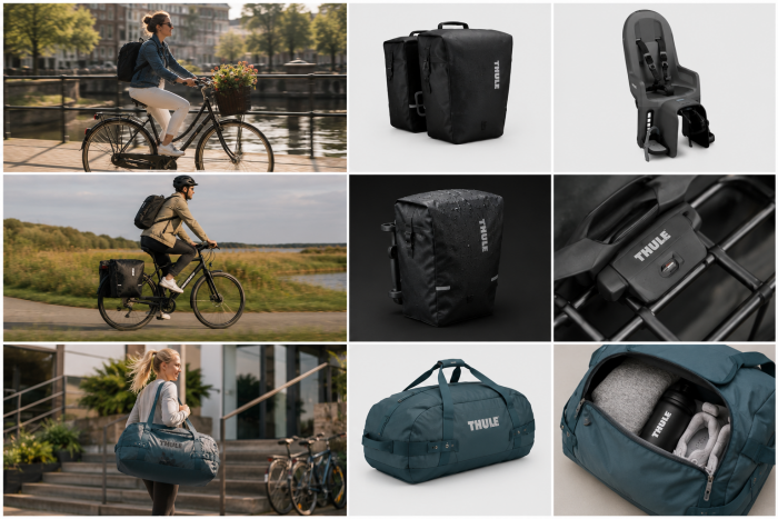 Fotocollage Thule fiets