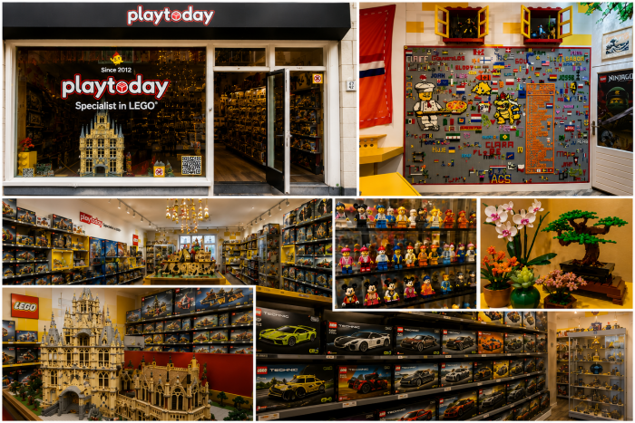 Fotocollage LEGO winkel Gouda