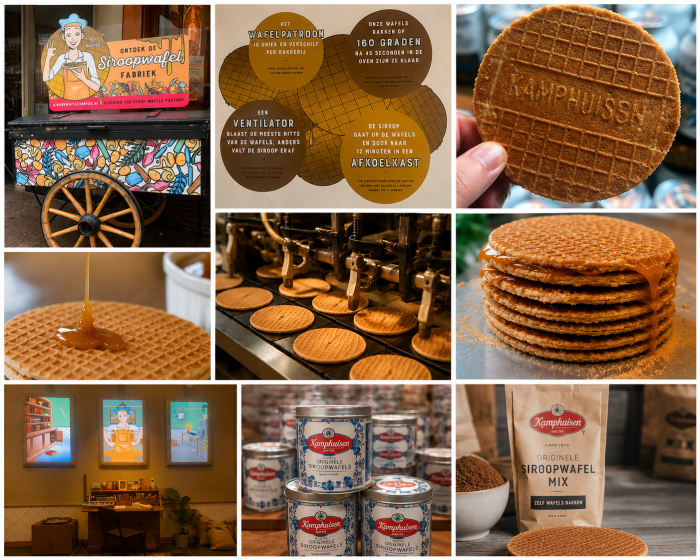 Fotocollage Siroopwafelfabriek